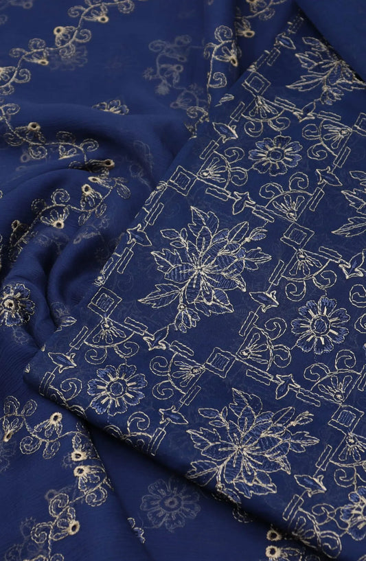 Seher Unstitched Luxury Embroidered Swiss Collection 2024 - SULESC 04