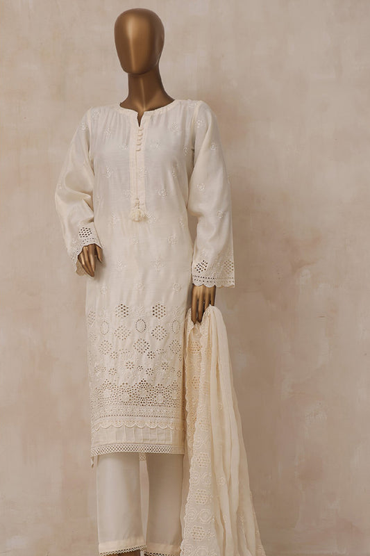SADABAHAR Viscose CHIKANKARI with Chiffon Dupatta Collection - SVC 05