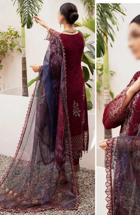 Ramsha Dastan Chiffon Embroidered Collection - T 210