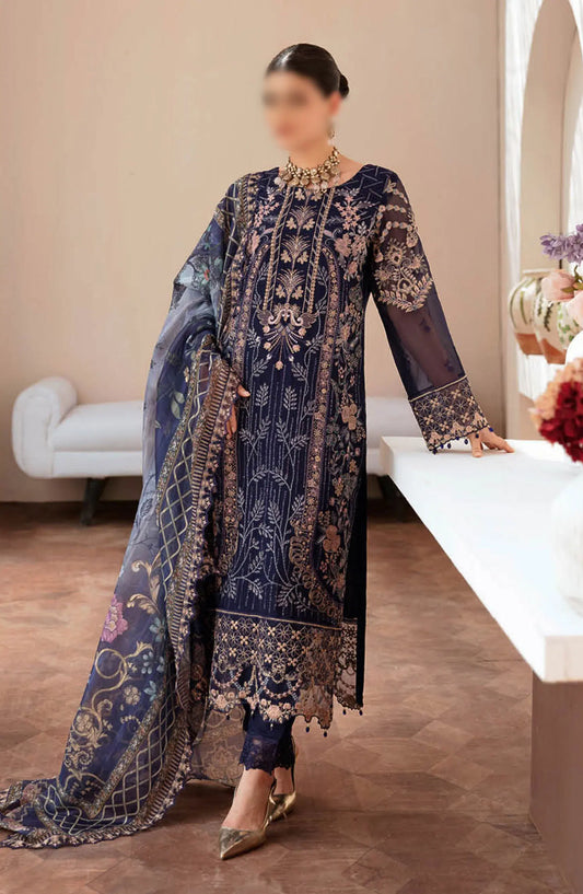 Ramsha Dastan Chiffon Embroidered Collection - T 202