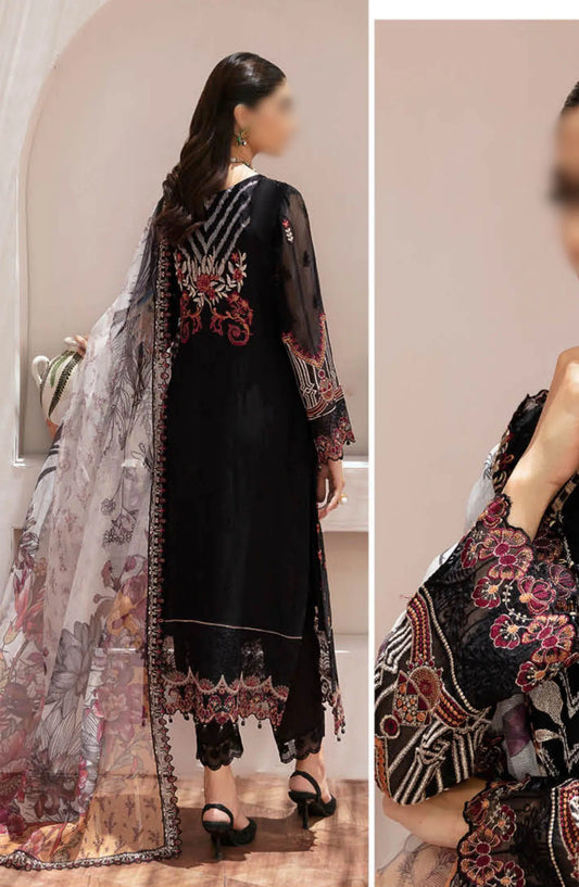 Ramsha Dastan Chiffon Embroidered Collection - T 205