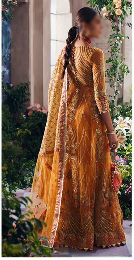 The Empresss Dream | Wedding unstitched by Mahgul D-TANGERINE GARNET