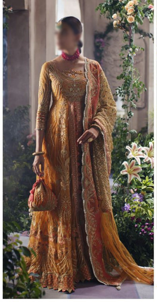 The Empresss Dream | Wedding unstitched by Mahgul D-TANGERINE GARNET