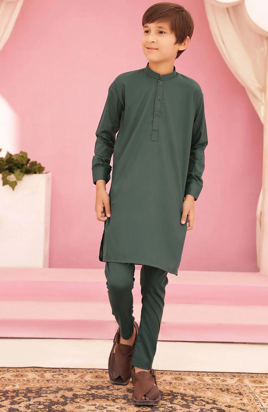 Exclusive 14th August Collection By Hassan Jee - Teal Kurta Trouser E06