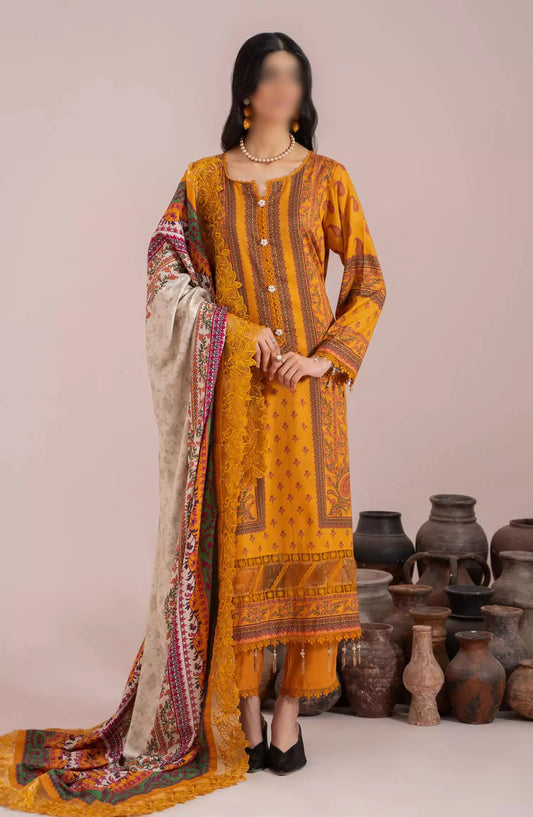 Mausummery Winter Unstitched Collection Vol 02 - TOPAZ