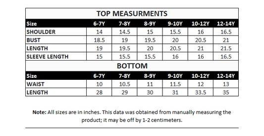 Kids Cordset Collection 2024 - Tropical Blaze