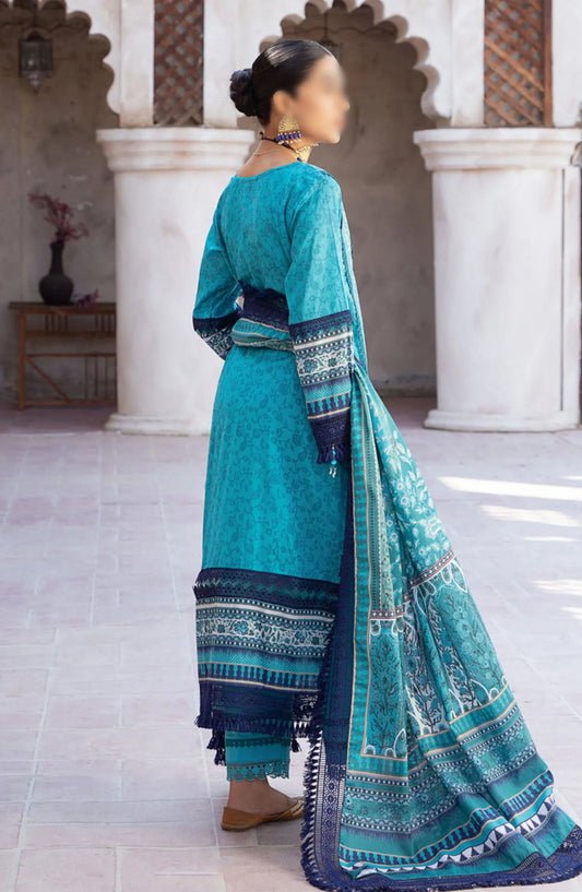 Spring Summer Unstitched Collection 2024 - Turquoise