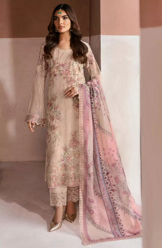Ramsha Arzoo Chiffon Collection Vol 01 - U 111
