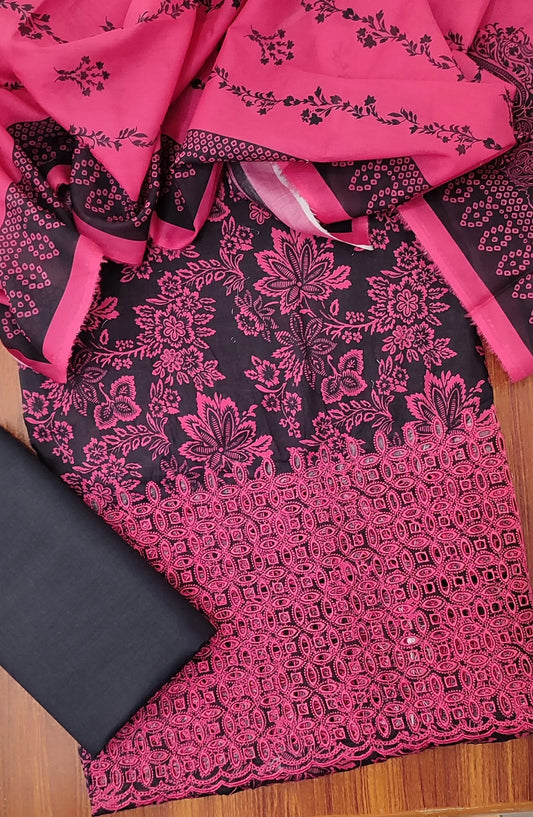 Unstitched Chikankari Lawn 3 Pcs Collection - UCL 01