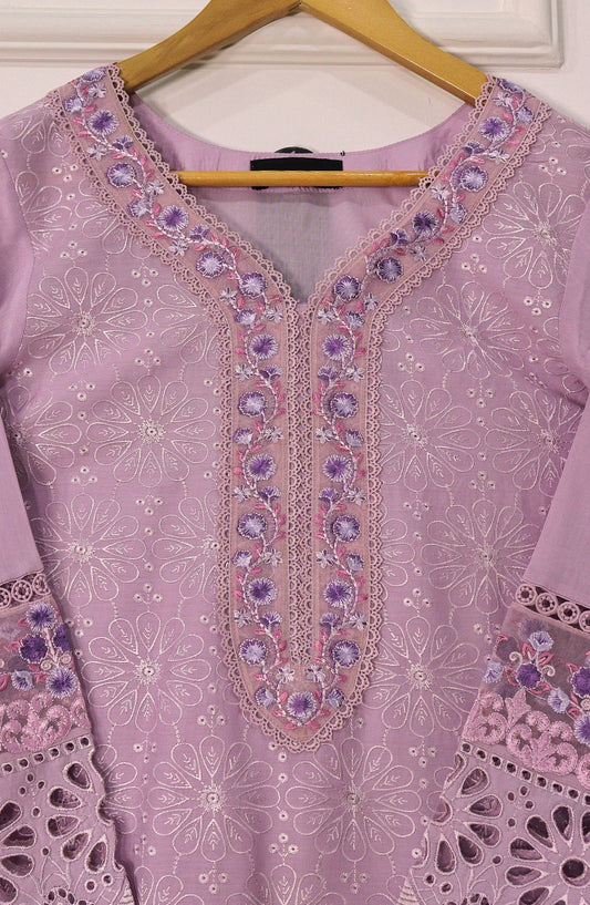 Emerge Embroidered Lawn Stitched 3 Piece Suit - Purple - D-05 - EM25CL2 - Summer Collection