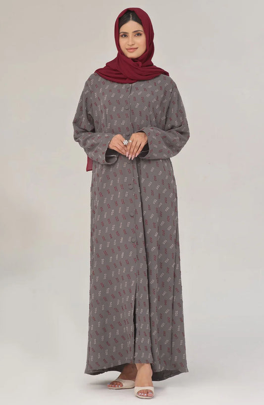 TGM25AB Women Casual Abaya Pashmina