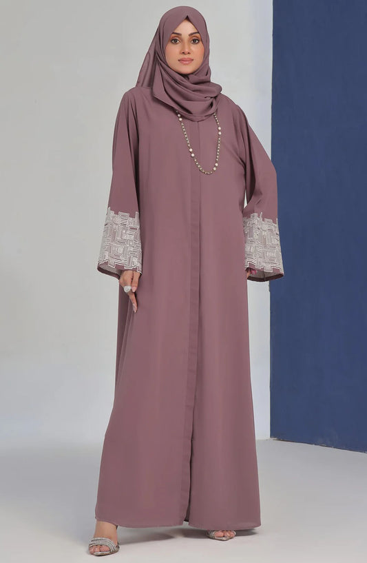 TGM25AB Women Casual Abaya Samaira Wool