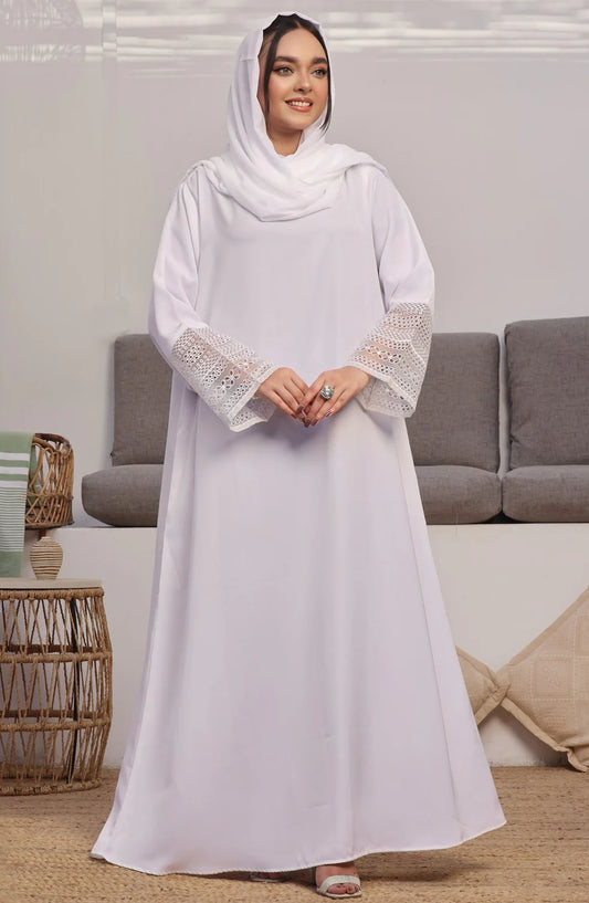 TGM25AB Women Casual Abaya Naisha Mesh