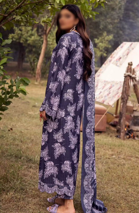 Vantage Printed Slub Collection By NUR - V 03