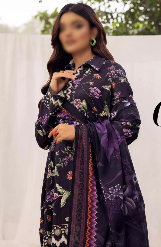 Vantage Printed Slub Collection By NUR - V 07