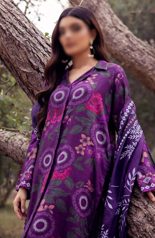 Vantage Printed Slub Collection By NUR - V 08