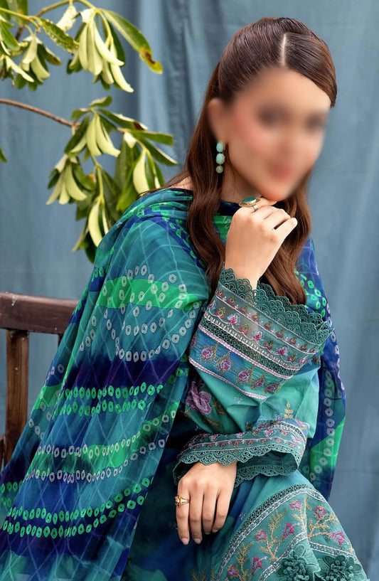Vantage Printed and Embroidered Lawn Collection By NUR - VN-22
