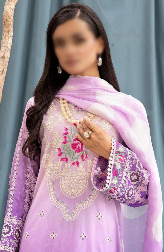 Vantage Printed and Embroidered Lawn Collection By NUR - VN-26