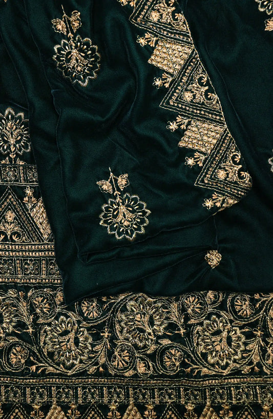 Royal Vibes Embroidered Velvet Shawl Collection by Alkarim - VS 5133 A