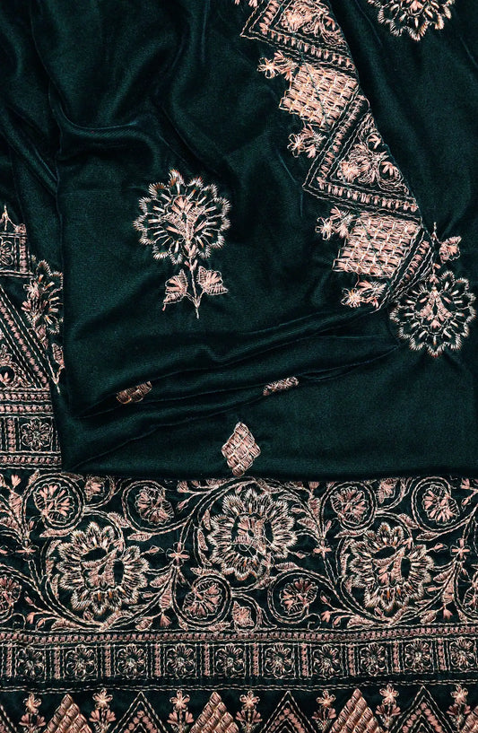 Royal Vibes Embroidered Velvet Shawl Collection by Alkarim - VS 5133 B