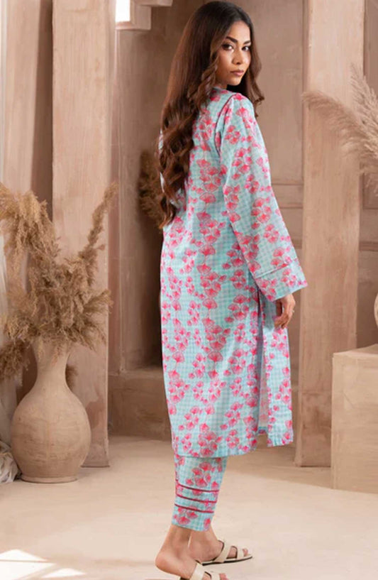 Ayla Studio Printed Swiss Lawn Stitched 2 Piece - Water Lilies - AY25CO2PC - Casual Collection