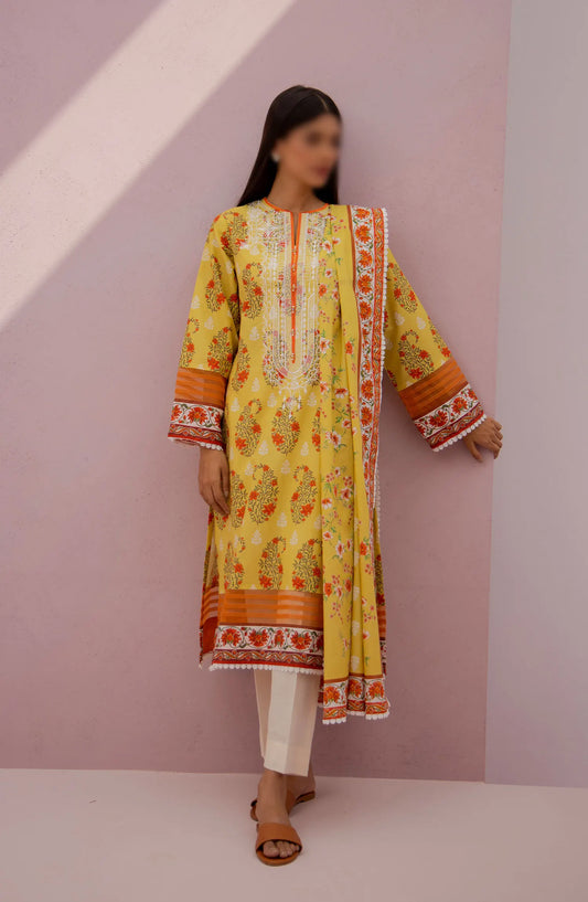 Zellbury Unstitched Cambric Collection 2024 - WUC23E 20871