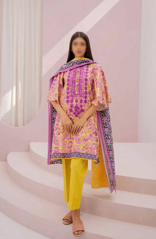 Zellbury Unstitched Cambric Collection 2024 - WUC23E 30894