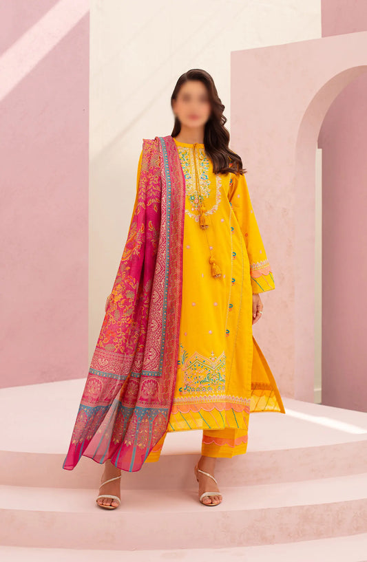 Zellbury Unstitched Cambric Collection 2024 - WUC23E 30897