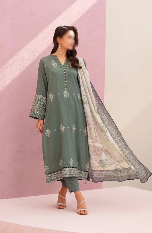 Zellbury Unstitched Cambric Collection 2024 - WUC23E 30898