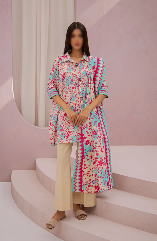 Zellbury Unstitched Cambric Collection 2024 - WUC23X 20863