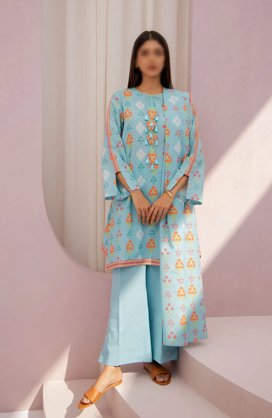 Zellbury Unstitched Cambric Collection 2024 - WUC23X 20864