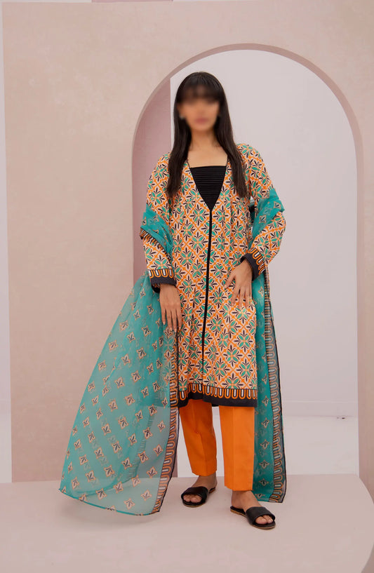 Zellbury Unstitched Cambric Collection 2024 - WUC23X 30876