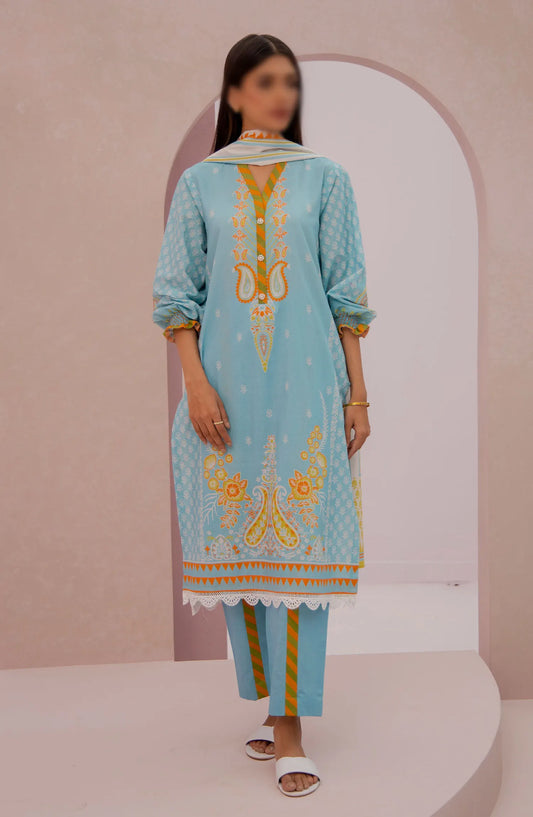 Zellbury Unstitched Cambric Collection 2024 - WUC23X 30878