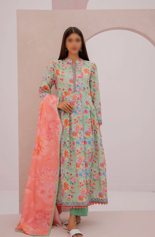 Zellbury Unstitched Cambric Collection 2024 - WUC23X 30885