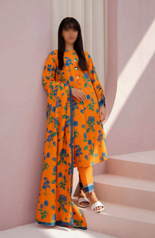 Zellbury Unstitched Cambric Collection 2024 - WUC23X 30886