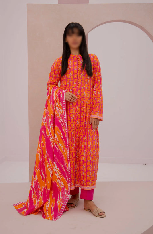 Zellbury Unstitched Cambric Collection 2024 - WUC23X 30887