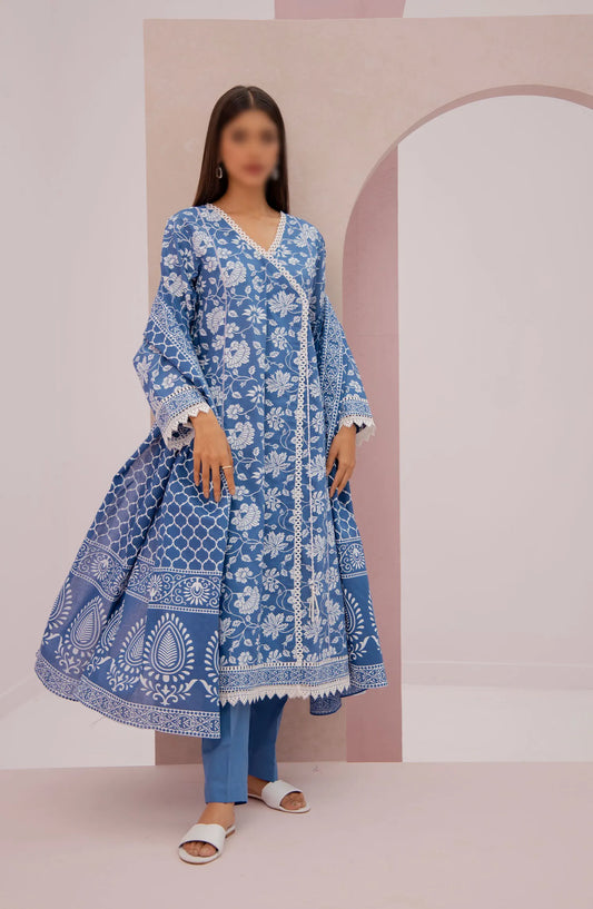 Zellbury Unstitched Cambric Collection 2024 - WUC23X 30889