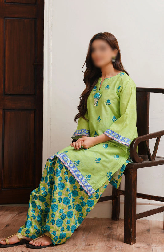 Zellbury Unstitched Cambric Collection 2024 - WUC24E20023