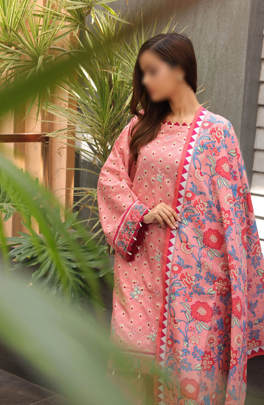 Zellbury Unstitched Cambric Collection 2024 - WUC24E20025