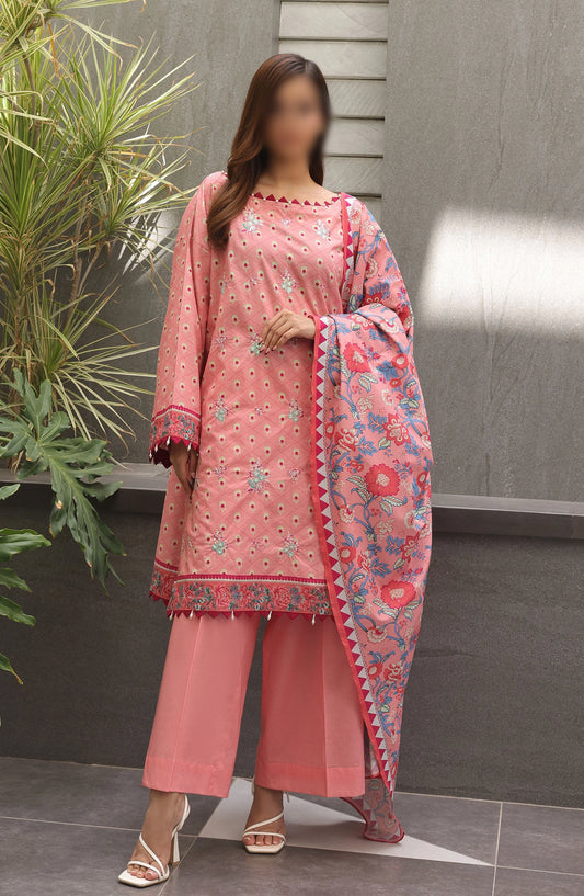 Zellbury Unstitched Cambric Collection 2024 - WUC24E20025