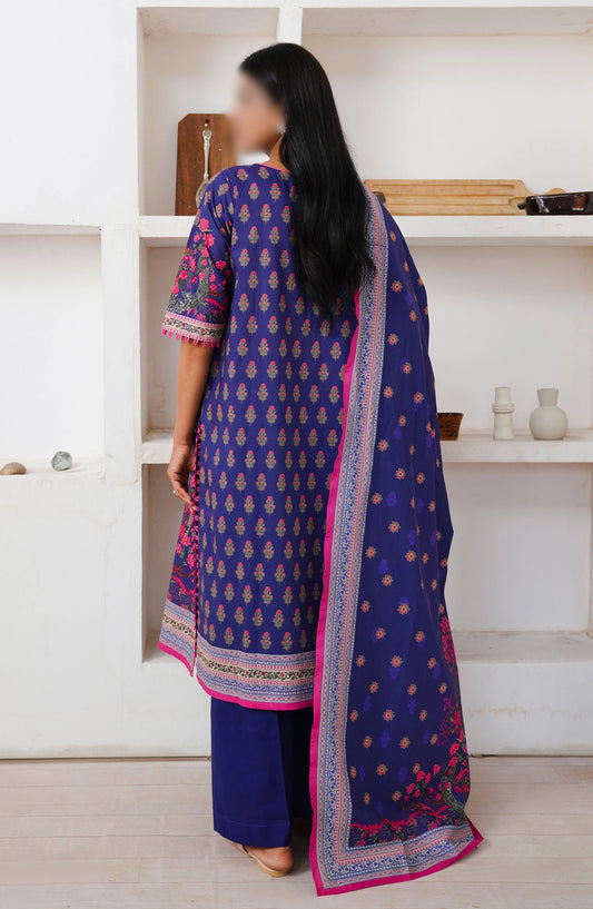 Zellbury Unstitched Cambric Collection 2024 - WUC24E20110