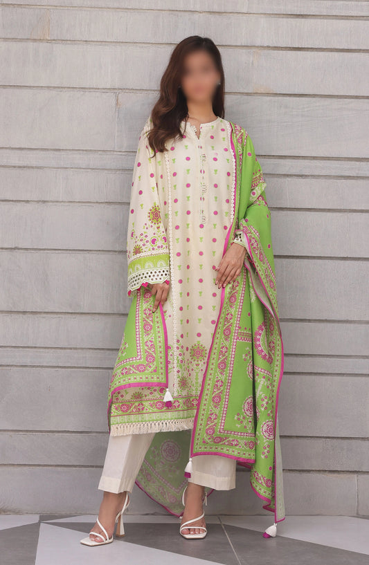 Zellbury Unstitched Cambric Collection 2024 - WUC24E20111