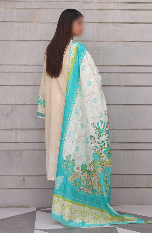 Zellbury Unstitched Cambric Collection 2024 - WUC24E20112