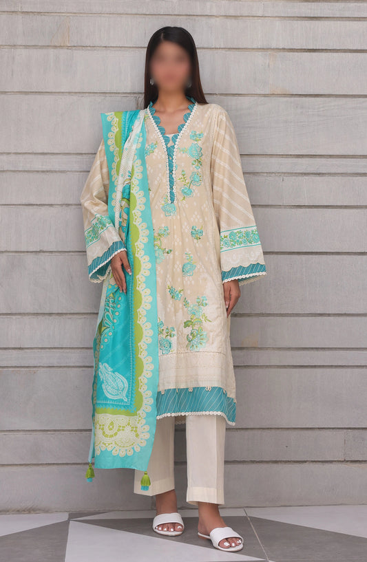 Zellbury Unstitched Cambric Collection 2024 - WUC24E20112