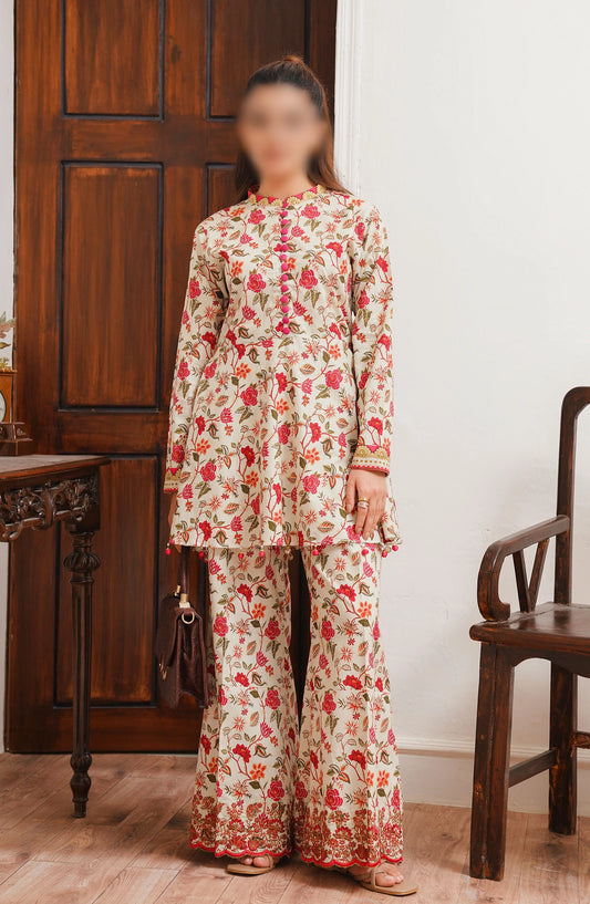 Zellbury Unstitched Cambric Collection 2024 - WUC24E20113