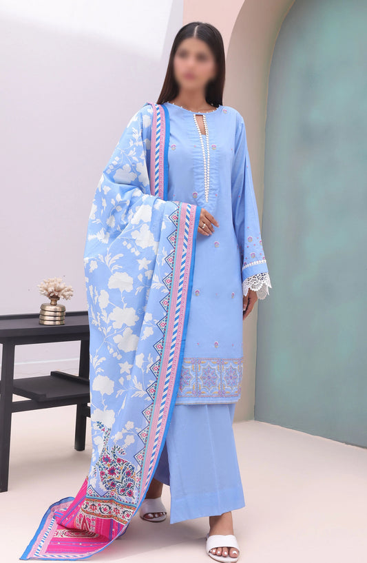 Zellbury Unstitched Cambric Collection 2024 - WUC24E30066