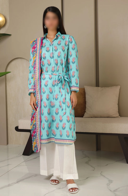 Zellbury Unstitched Cambric Collection 2024 - WUC24X20001