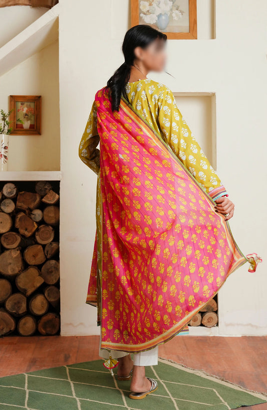 Zellbury Unstitched Cambric Collection 2024 - WUC24X20089