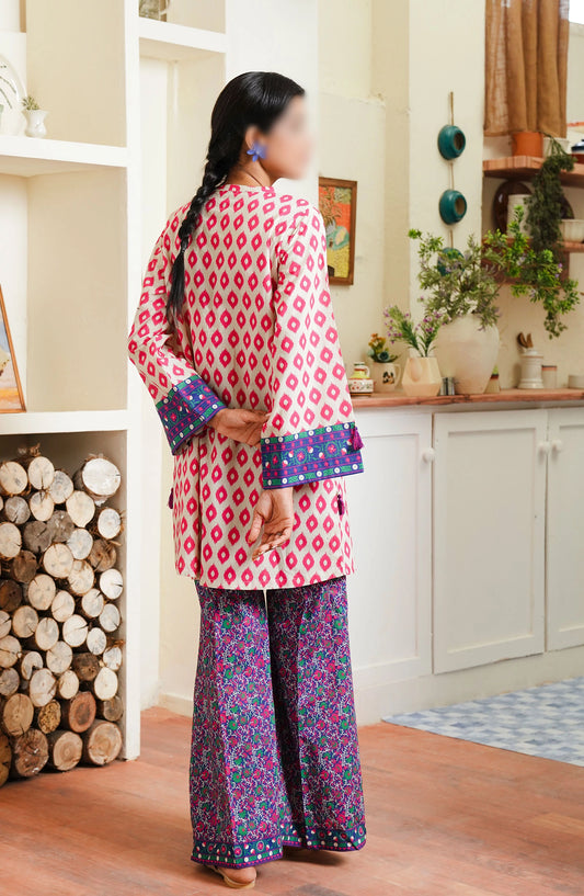 Zellbury Unstitched Cambric Collection 2024 - WUC24X20098