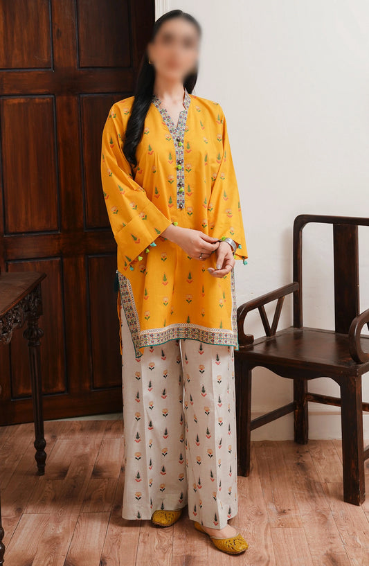 Zellbury Unstitched Cambric Collection 2024 - WUC24X20099